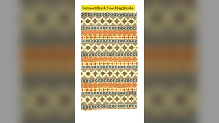 2-in-1 strandhanddoektas voor zomerreizen