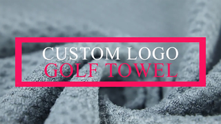 Bedrukte golfhanddoek superabsorberend