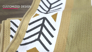 Zandbestendige strandlaken aangepaste digitale print